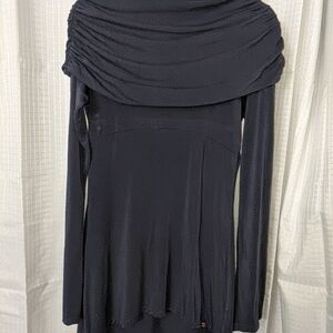 Zobha Gray Long Sleeve Dress